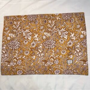 William Morris at Home pillow sham cotton floral goldenrod cream Cherwell Honey